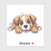 Luie Hond  Sticker (Vel)