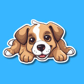 Luie Hond Sticker