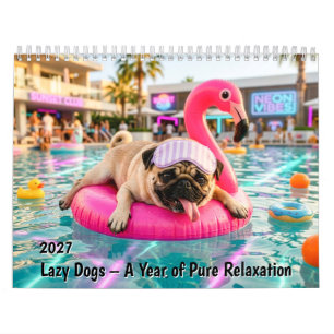 Luie Honden – Een Jaar van Pure Ontspanning Kalender