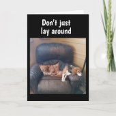 "LUIE HONDJES ZEGGEN PARTY" VOOR "21e VERJAARDAG" Kaart (Voorkant)