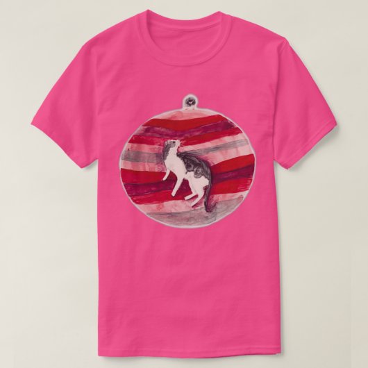 luie kat na duif 2 t-shirt (Design voorkant)