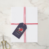 Luie kerst cadeaulabel (Met Touw)