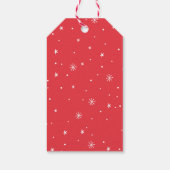 Luie kerst cadeaulabel (Achterkant)