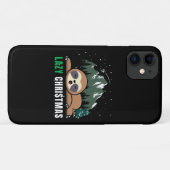Luie Kerst Luiaard Grappig Case-Mate iPhone Case (Achterkant (horizontaal))