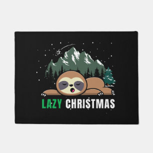Luie Kerst Luiaard Grappig Deurmat