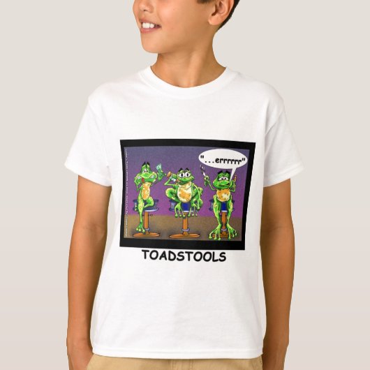 Luie Kikkers aka Paddenstoelen Grappige Cadeaus &  T-shirt (Voorkant)