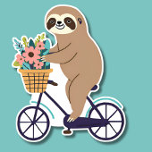 luie langzame rit waterdicht sticker