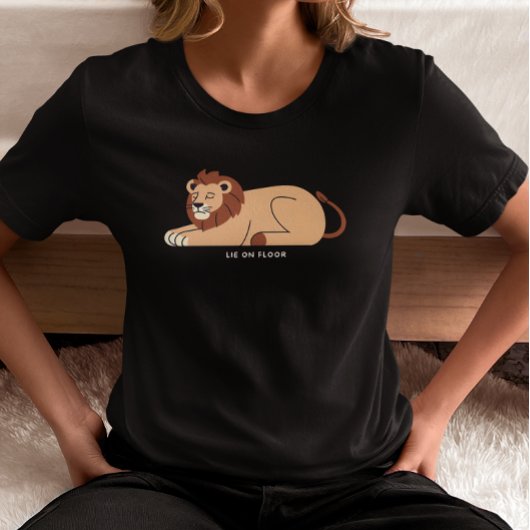 Luie Leeuw Liggen T-shirt