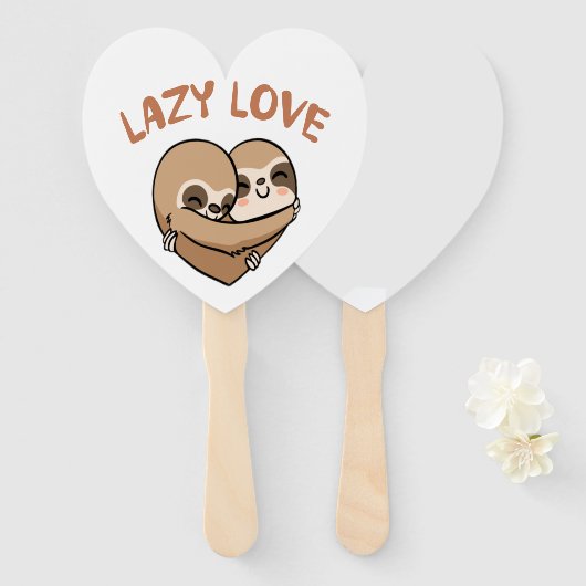 Luie Liefde Handwaaier (Voorkant en achterkant)