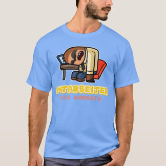 Luie Luiaard Grappige Dierenfamilie T-shirt