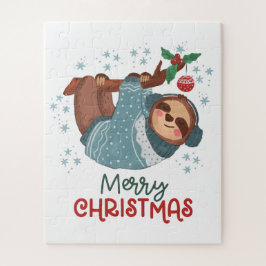 Luie Luiaard Kerst Legpuzzel