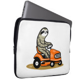 Luie luiaard maaien laptop sleeve (Voorkant Rechts)