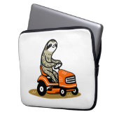 Luie luiaard maaien laptop sleeve (Voorkant Links)