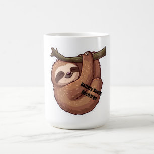 Luie Luiaard Sticker – Grappige Herkenbare Humor L Koffiemok