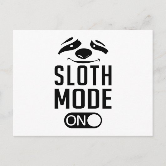 Luie luie luiaards Dier Slapen Vermoeid Grappig ge Briefkaart (Voorkant)