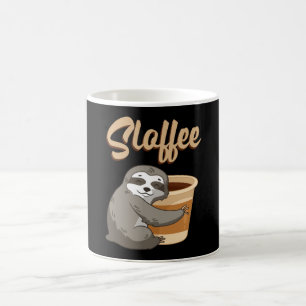 luie luie luiaards sloffee slapen grappig geschenk koffiemok