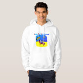 LUIE MAAR INTELLIGENTE HOODIE SWEATSHIRT GEMERKT (Voorkant volledig)