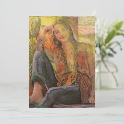 luie namiddag kaart (Staand voorkant)