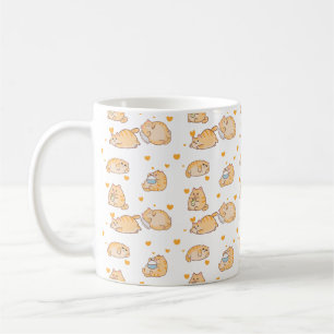 Luie Oranje Kat Koffiemok