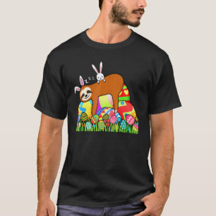 luie paasdag konijntje ear easter voor mannen vrou t-shirt