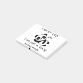 luie panda grappig post-it® notes (Schuin)