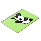 luie panda-laptop notitieboek (Linkerzijde)
