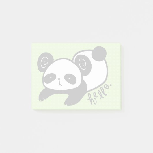 luie panda sticker post-it® notes (Voorkant)