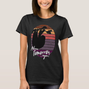 Luie pyjama's nachthemd luiaard t-shirt