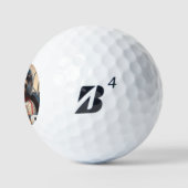 luie raceauto-bestuurder golfballen (Logo)