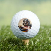 luie raceauto-bestuurder golfballen (Insitu Shirt)