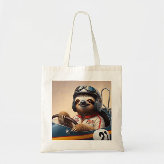 luie raceauto-bestuurder tote bag (Voorkant)