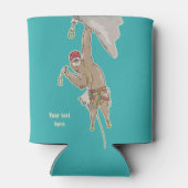 Luie rotsklimmen blikjeskoeler (Achterkant)