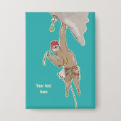 Luie rotsklimmen button (Voorkant)