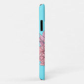 Luie roze bloemen Case-Mate iPhone case (Achterkant/rechts)