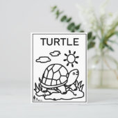 luie schildpad (Staand voorkant)