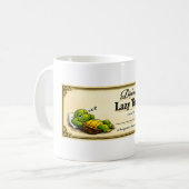 luie schildpad diploma koffiemok (Voorkant links)