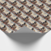 Luie schoorsteenveger cadeaupapier (Hoek)