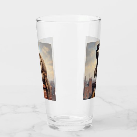 Luie schoorsteenveger glas (Links)