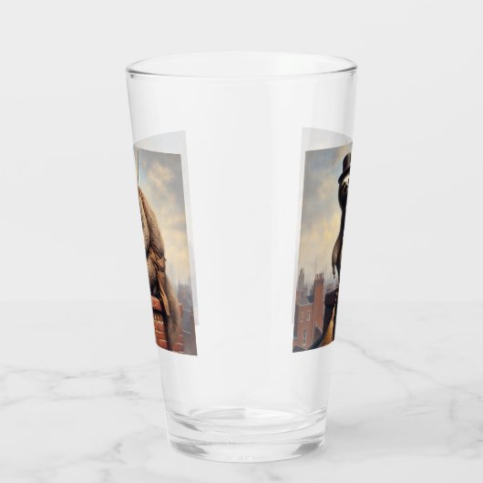 Luie schoorsteenveger glas (Rechts)