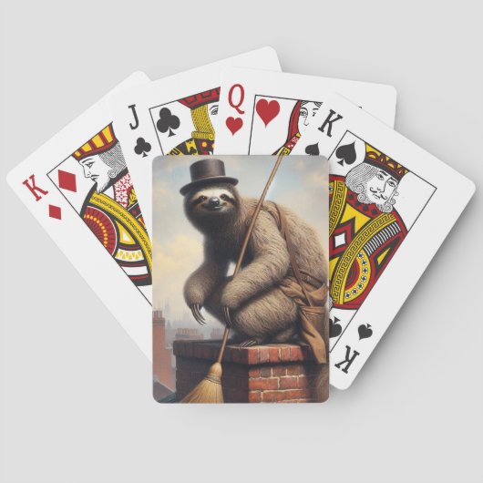 Luie schoorsteenveger pokerkaarten (Achterkant)