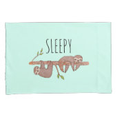 Luie & Sleepy Schattige luiaard ontwerp, omkeerbaa Kussensloop (Voorkant-Rechts)