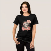 Luie Stemming Panda Mooie Dames T-Shirt (Voorkant volledig)