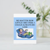 luie vent briefkaart (Staand voorkant)