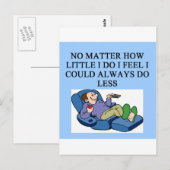 luie vent briefkaart (Voorkant / Achterkant)