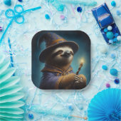 luie wizard papieren bordje (Feest)