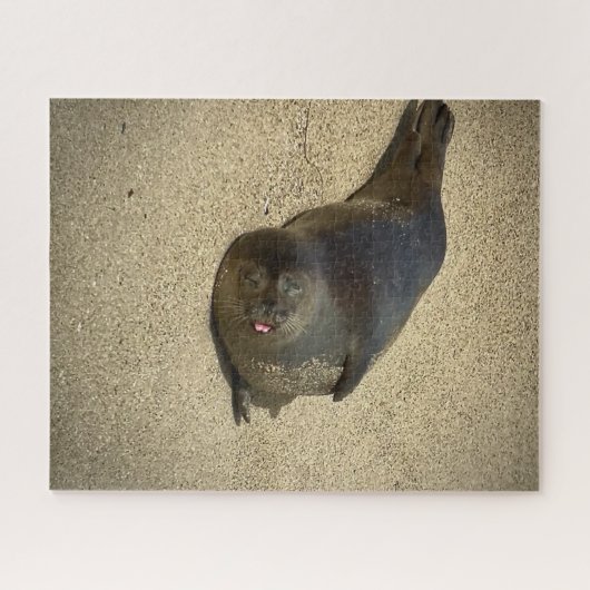 luie zegel legpuzzel (Horizontaal)