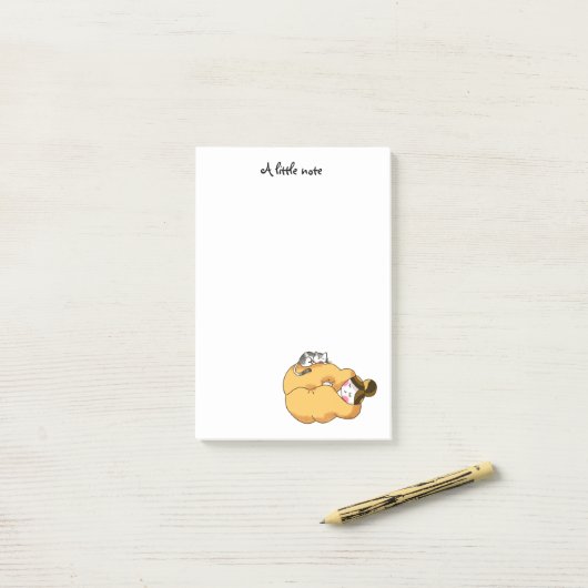 luie zondagochtend post-it® notes (Op bureau)