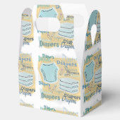 Luier Baby shower Bedankdoosjes (Geopend)