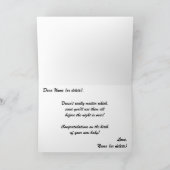 Luier Gefeliciteerd met je Baby-Wenskaart Kaart (Binnen)