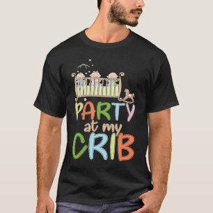 Luier Jongen Meisje Feestje In Mijn Bedje Nat Romm T-shirt